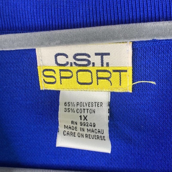 VTG Hot Air Balloon Embellished Cardigan Womens 1X - Picture 5 of 11